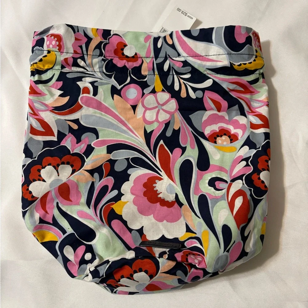 Vera Bradley‎ Ditty Bag retired Mod Paisley cosmetic travel storage bag swim bag